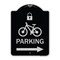 Signmission Parking W/ Lock Cycle & Right Arrow Heavy-Gauge Aluminum Sign, 24" x 18", BS-1824-23473 A-DES-BS-1824-23473 - alternate 1